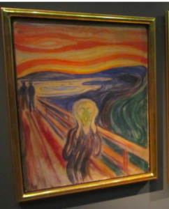 tableau de Munch le cri